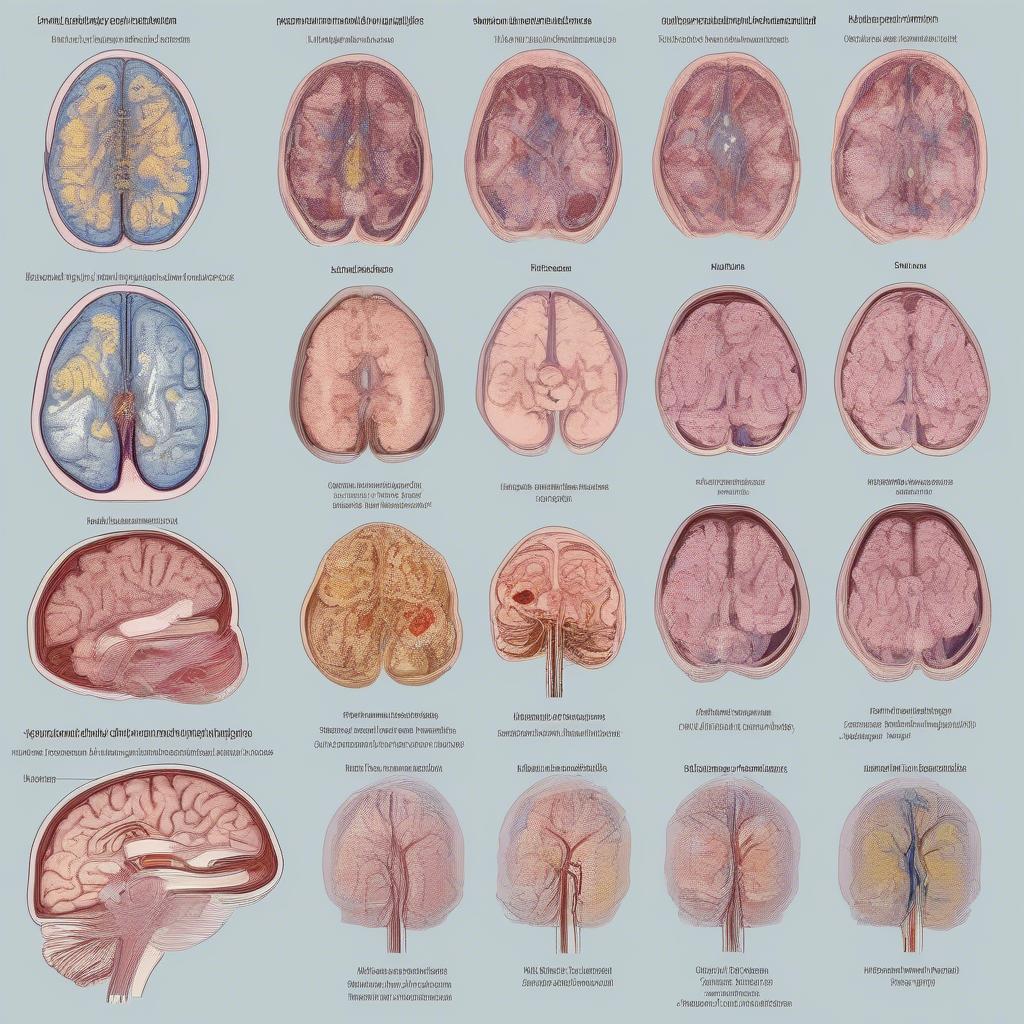 Các loại hình ảnh bệnh não thường gặp trên MRI