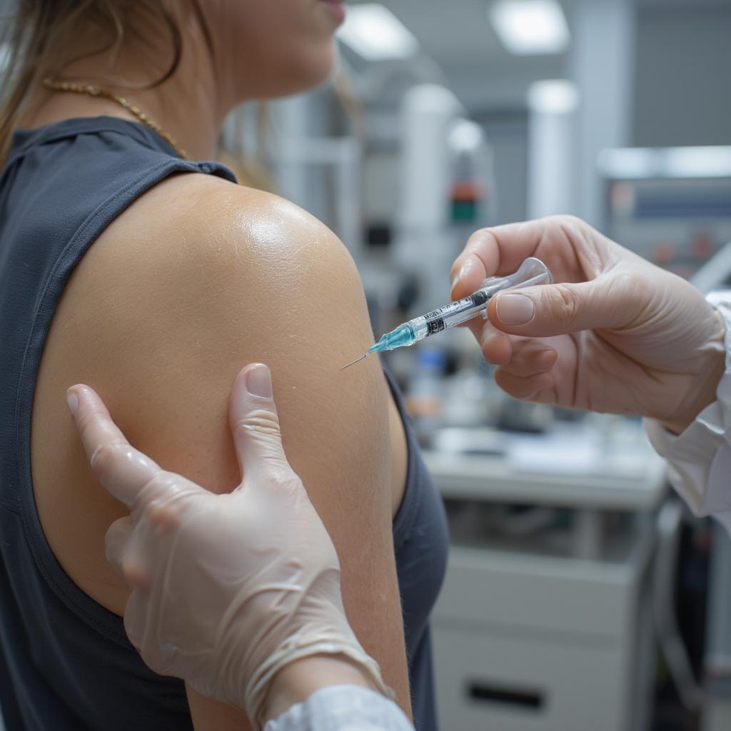 Tiêm vaccine phòng bệnh