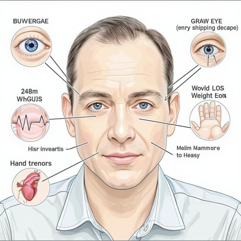 Triệu chứng của Basedow bệnh