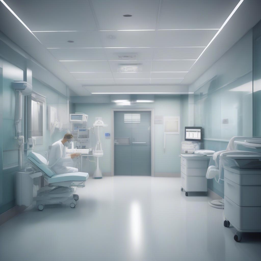 Doctors working in a private hospital environment