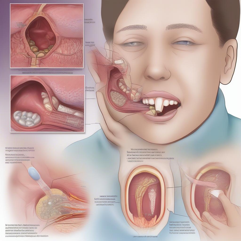 Các bệnh lý liên quan đến khô miệng