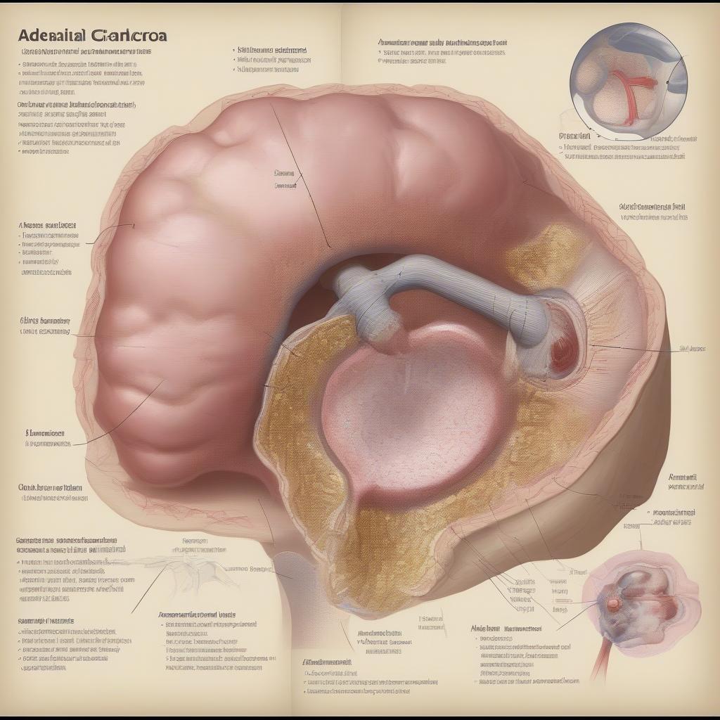 Hình ảnh minh họa bệnh u tuyến thượng thận (adrenocortical carcinoma)