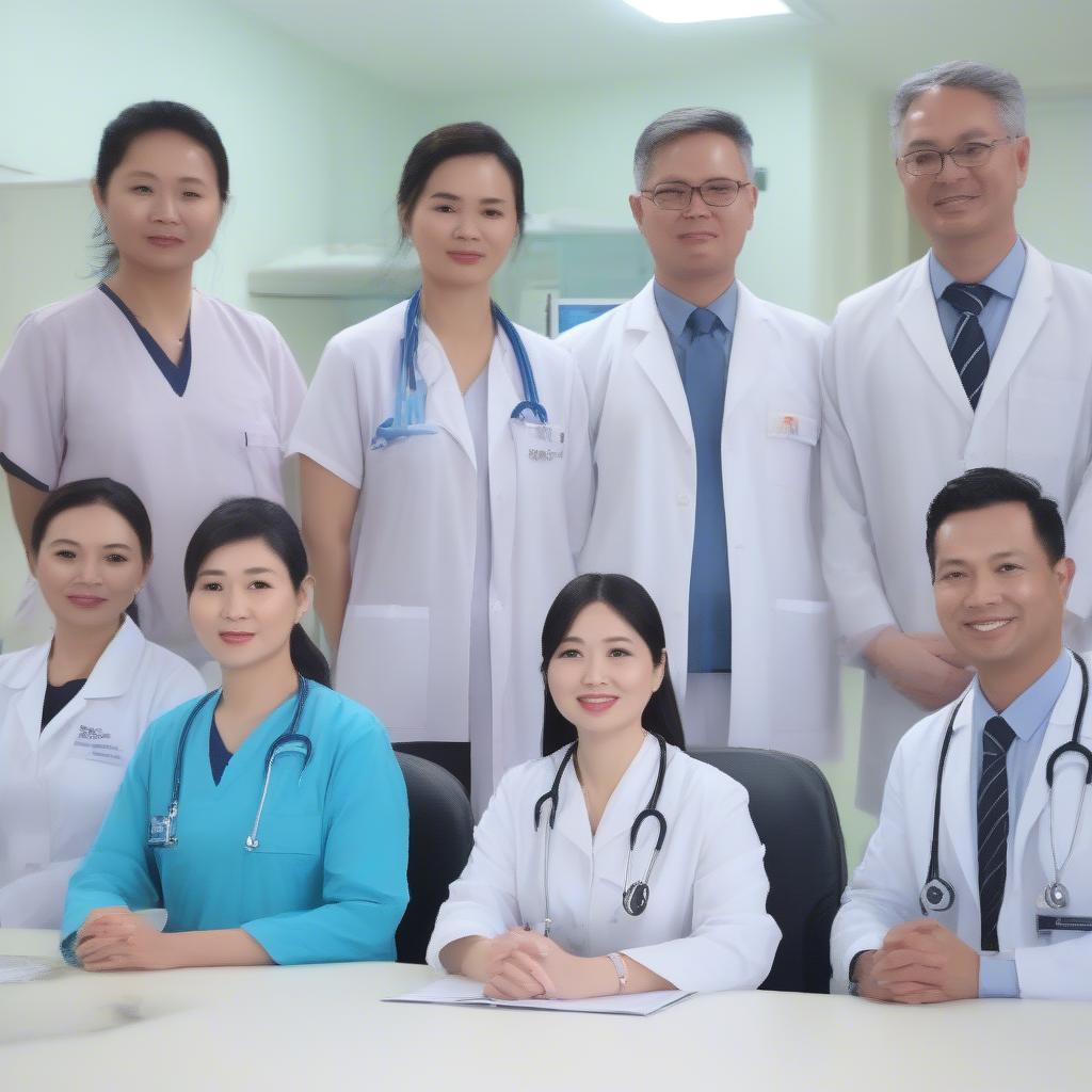 Experienced doctors and medical staff at Vu Anh International General Hospital