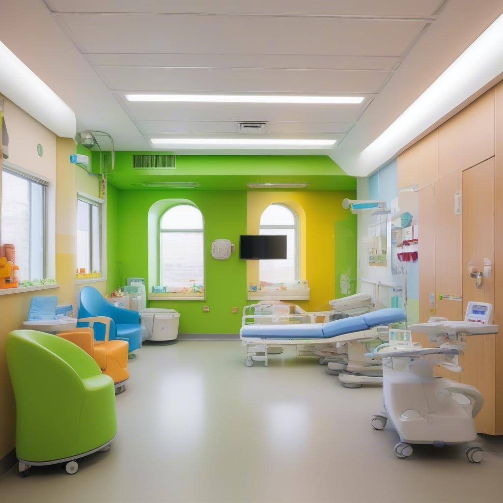 Modern equipment and facilities at a children's nutrition hospital