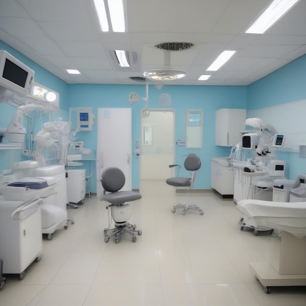 Modern medical equipment and facilities at Hoan My Eye Hospital