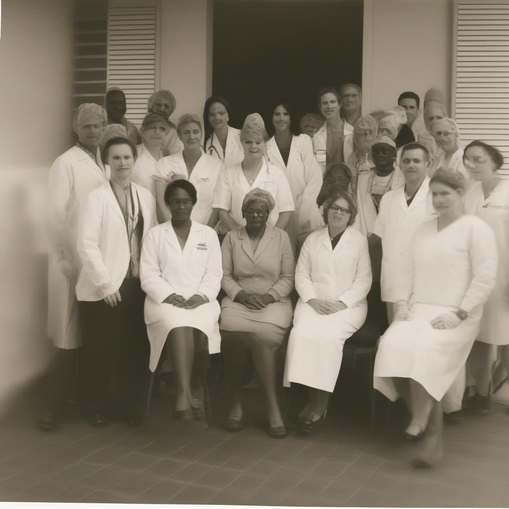 Medical staff of Tropical Diseases Hospital 2