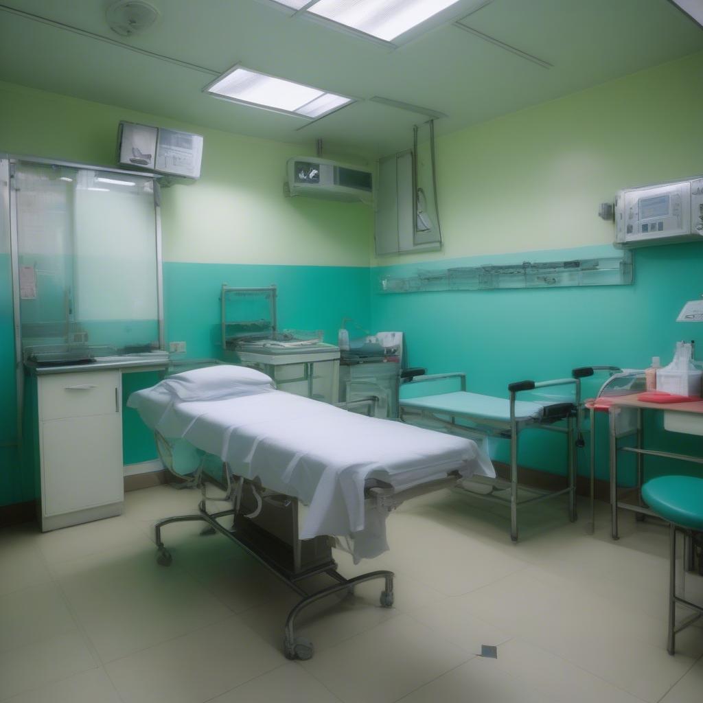 Examination room in Tropical Diseases Hospital 2