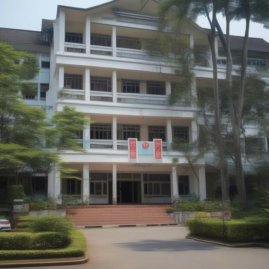 Building of Hung Yen Psychiatric Hospital