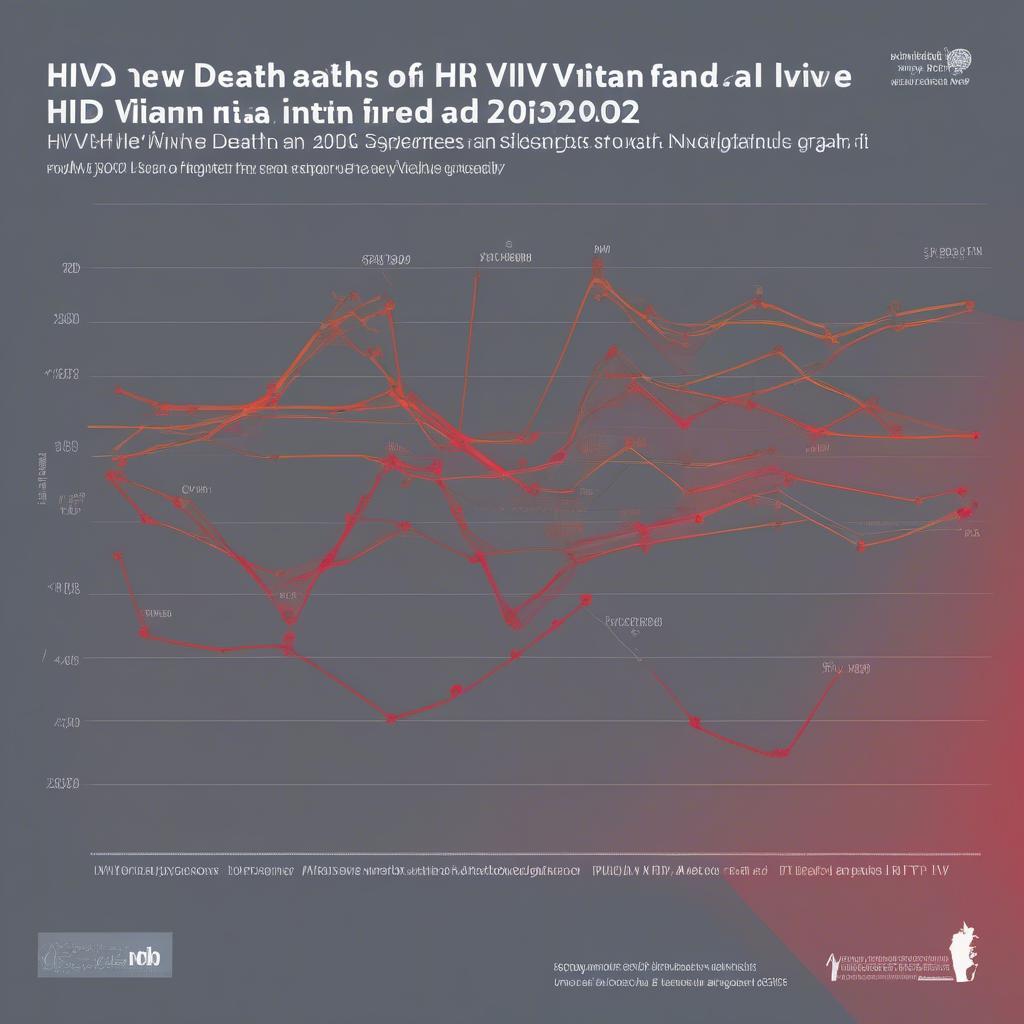 Biểu đồ HIV AIDS Việt Nam: Thống kê số ca nhiễm mới, số người đang sống chung với HIV và số ca tử vong do AIDS giai đoạn 2010-2022