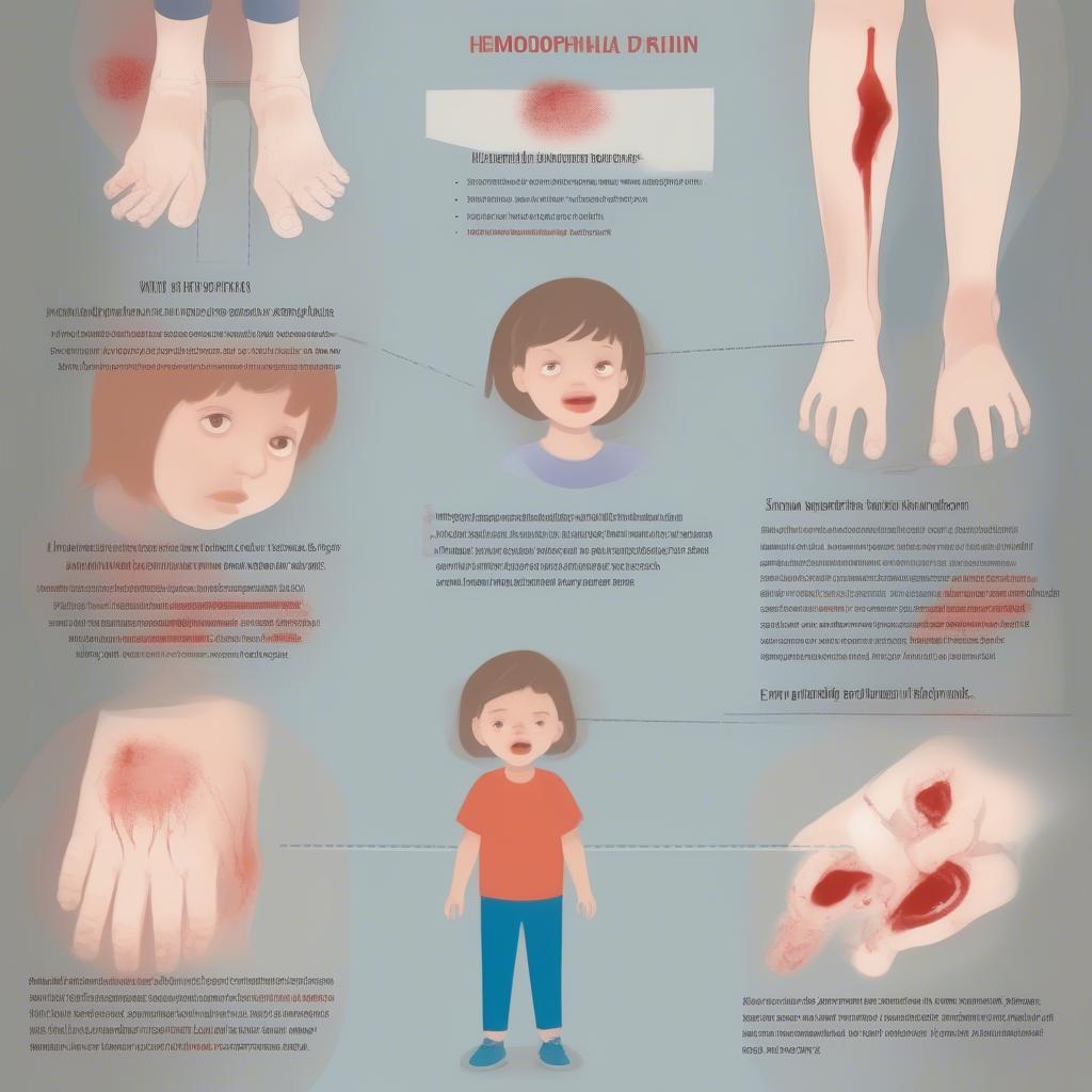 Biểu hiện bệnh hemophilia ở trẻ em