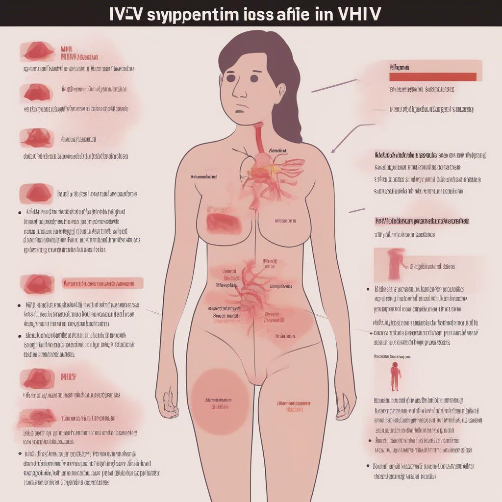 Biểu hiện bệnh HIV giai đoạn tiến triển