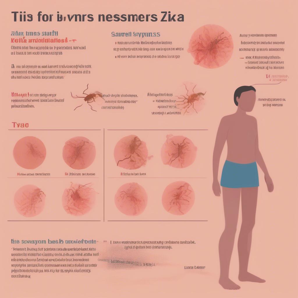 Biểu hiện sốt và phát ban của bệnh Zika