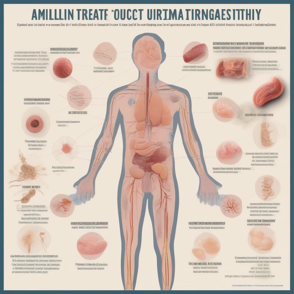 Các bệnh lý được điều trị bằng Ampicillin