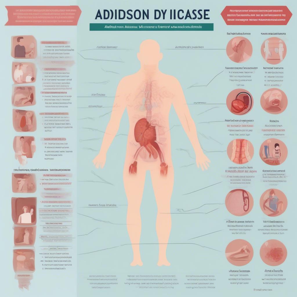 Các triệu chứng của bệnh Addison