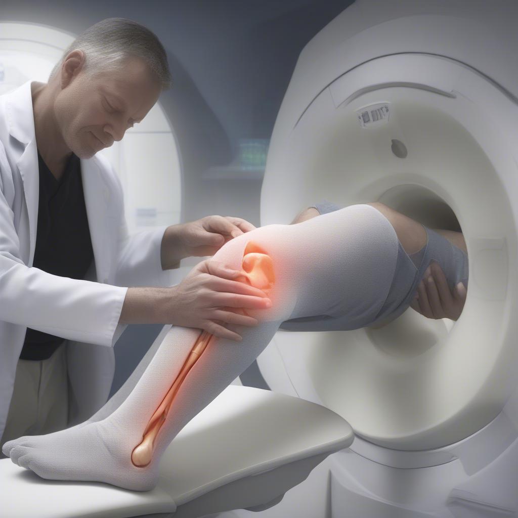 Chẩn đoán bong gân khớp gối bằng MRI