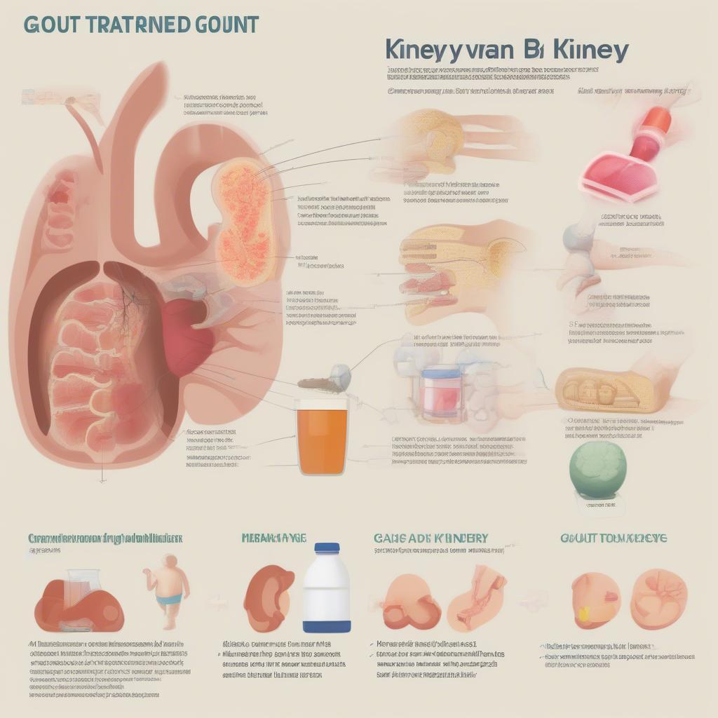 Điều trị bệnh gout nguyên nhân từ bệnh thận