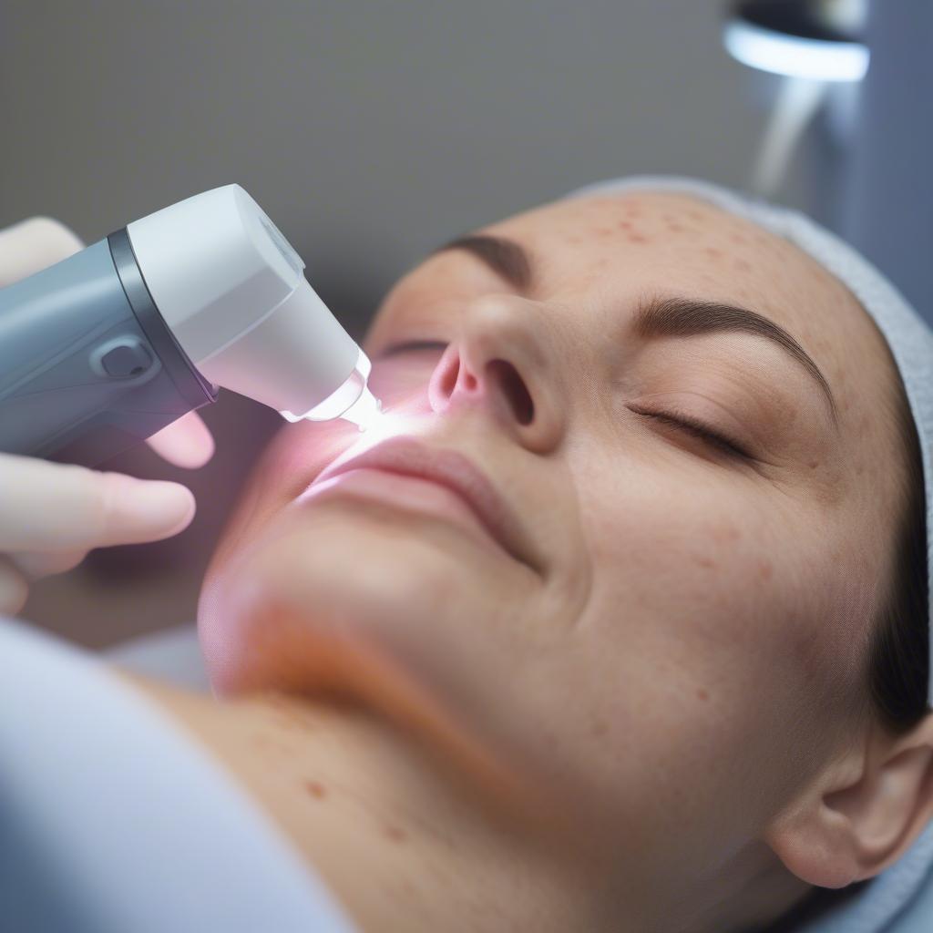 Điều trị đồi mồi bằng laser