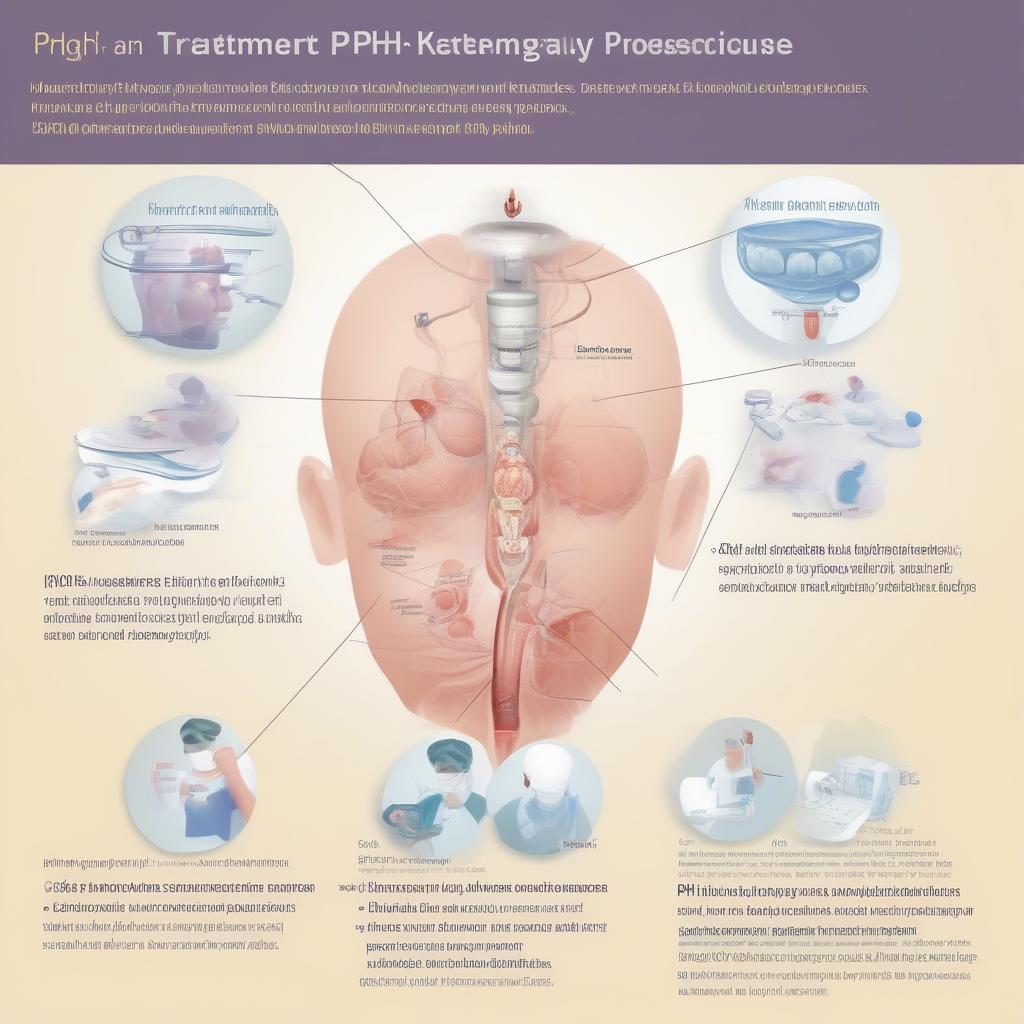 Hình ảnh minh họa các phương pháp điều trị phì đại tiền liệt tuyến