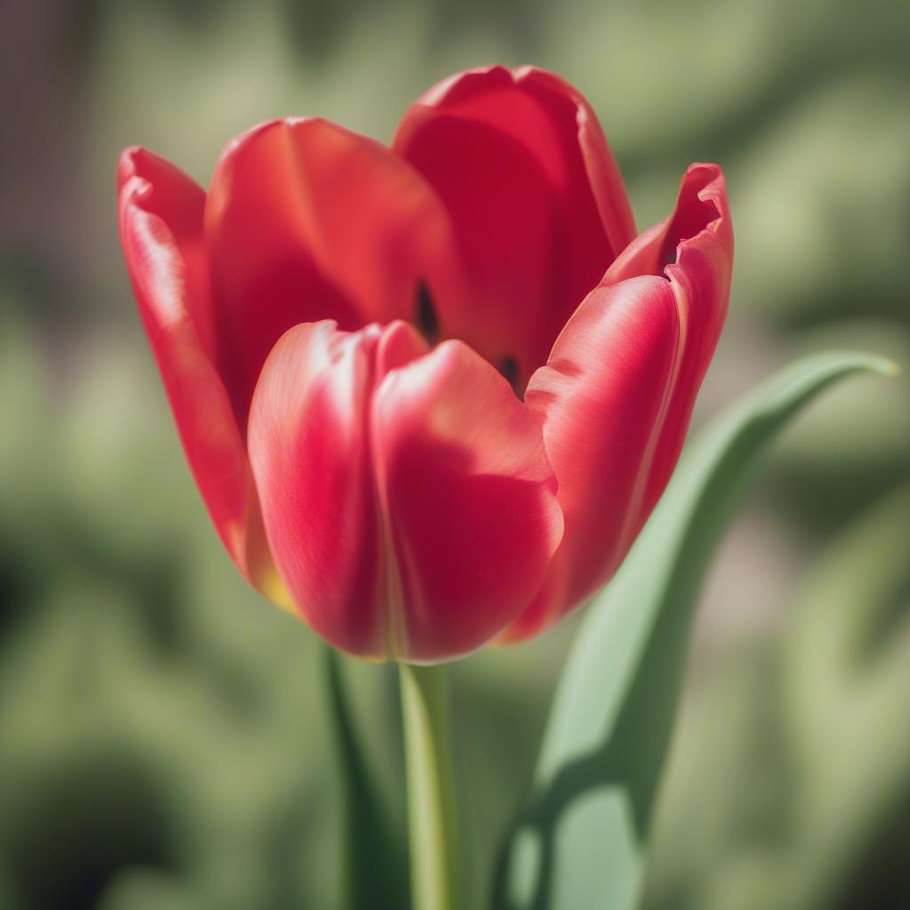 Hoa Tulip Đỏ Biểu Tượng Tình Yêu