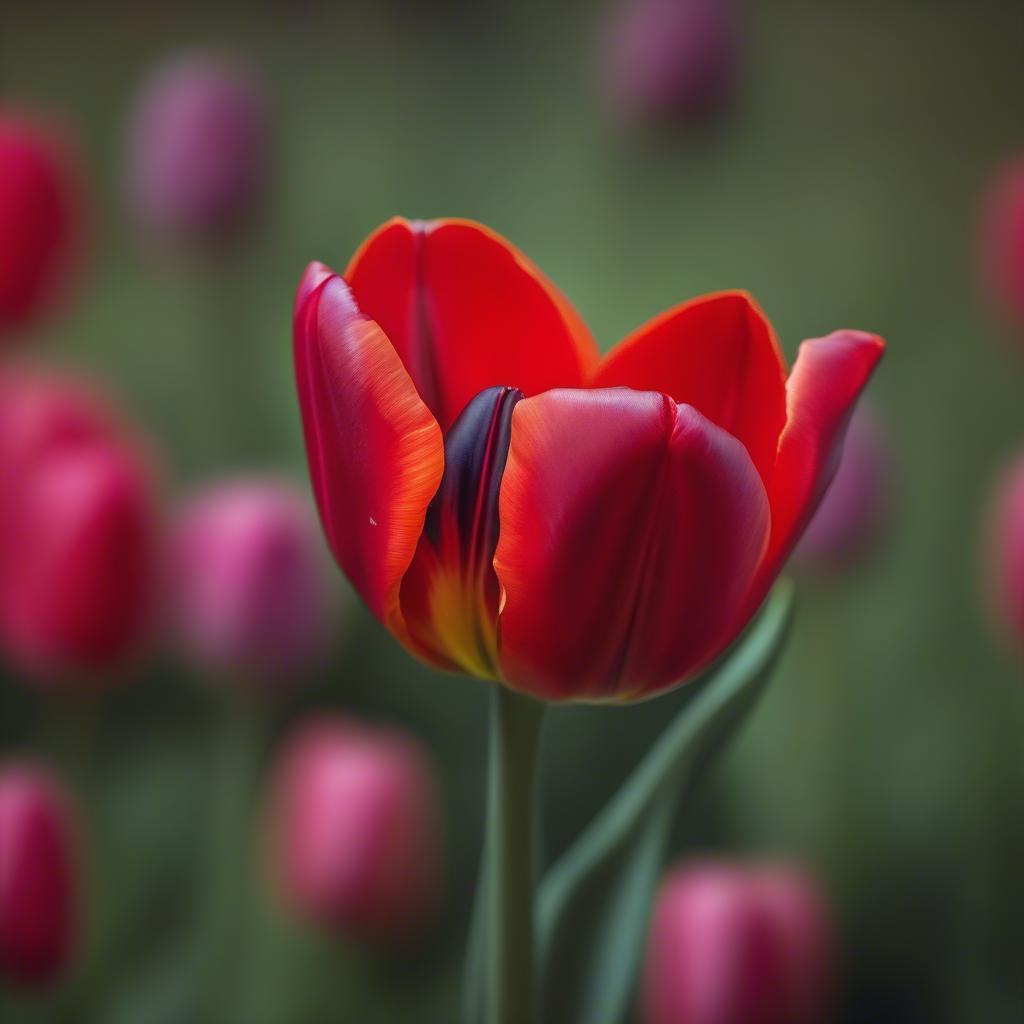 Ý nghĩa của hoa tulip đỏ