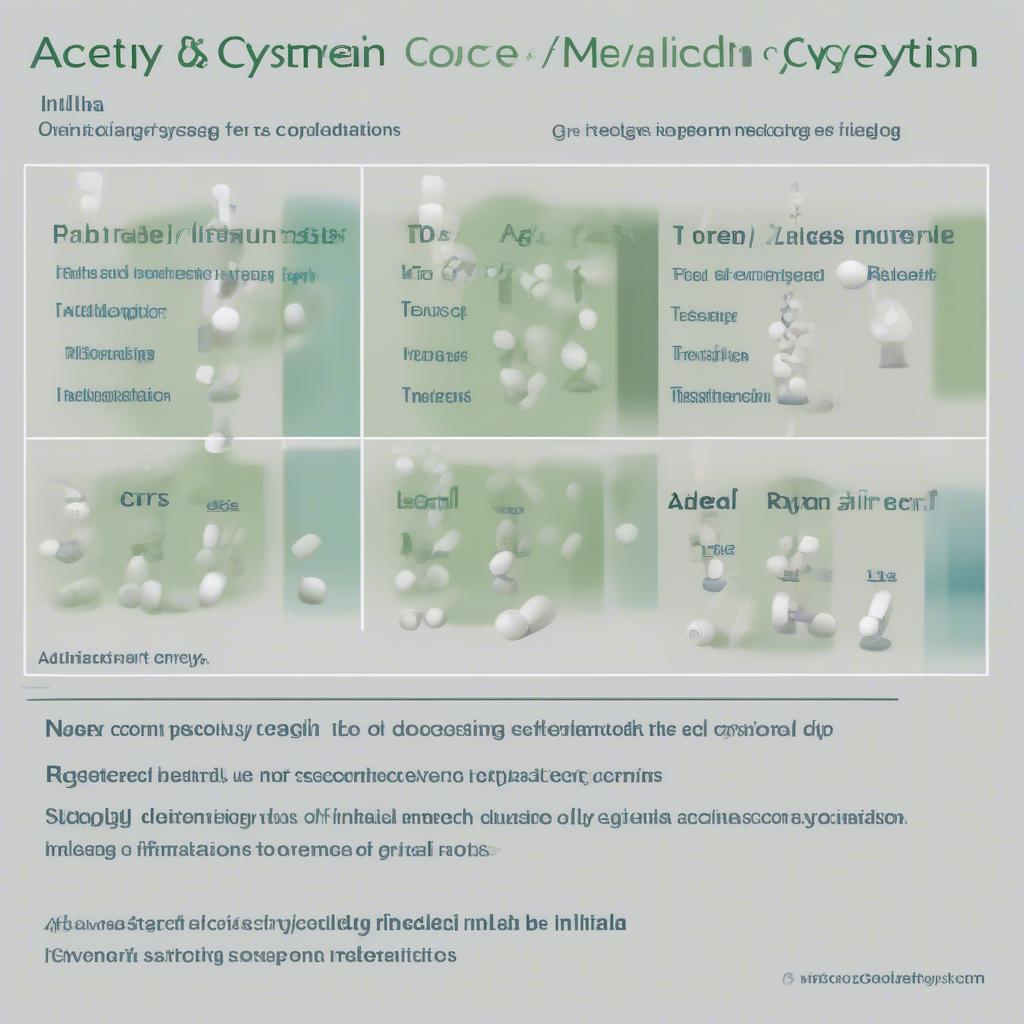 Liều dùng Acetylcystein
