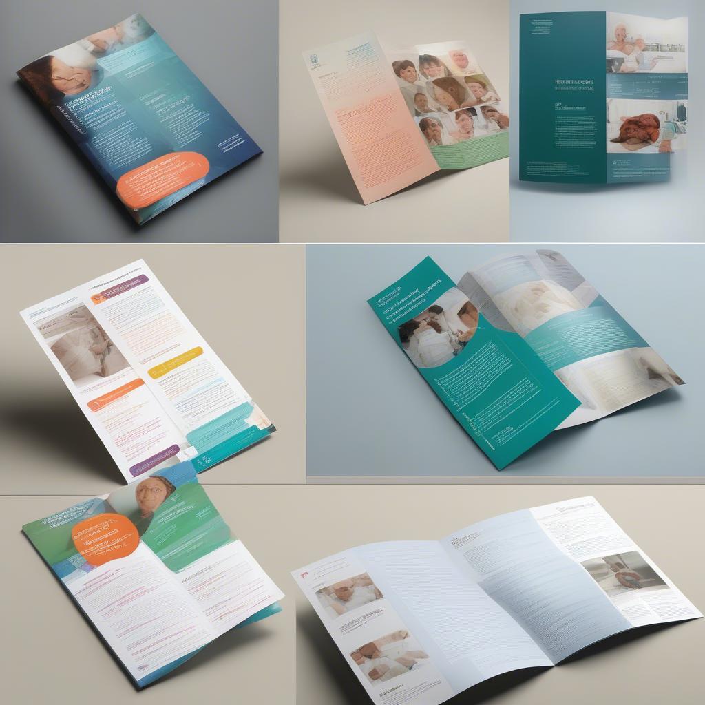 Mẫu brochure bệnh viện đẹp