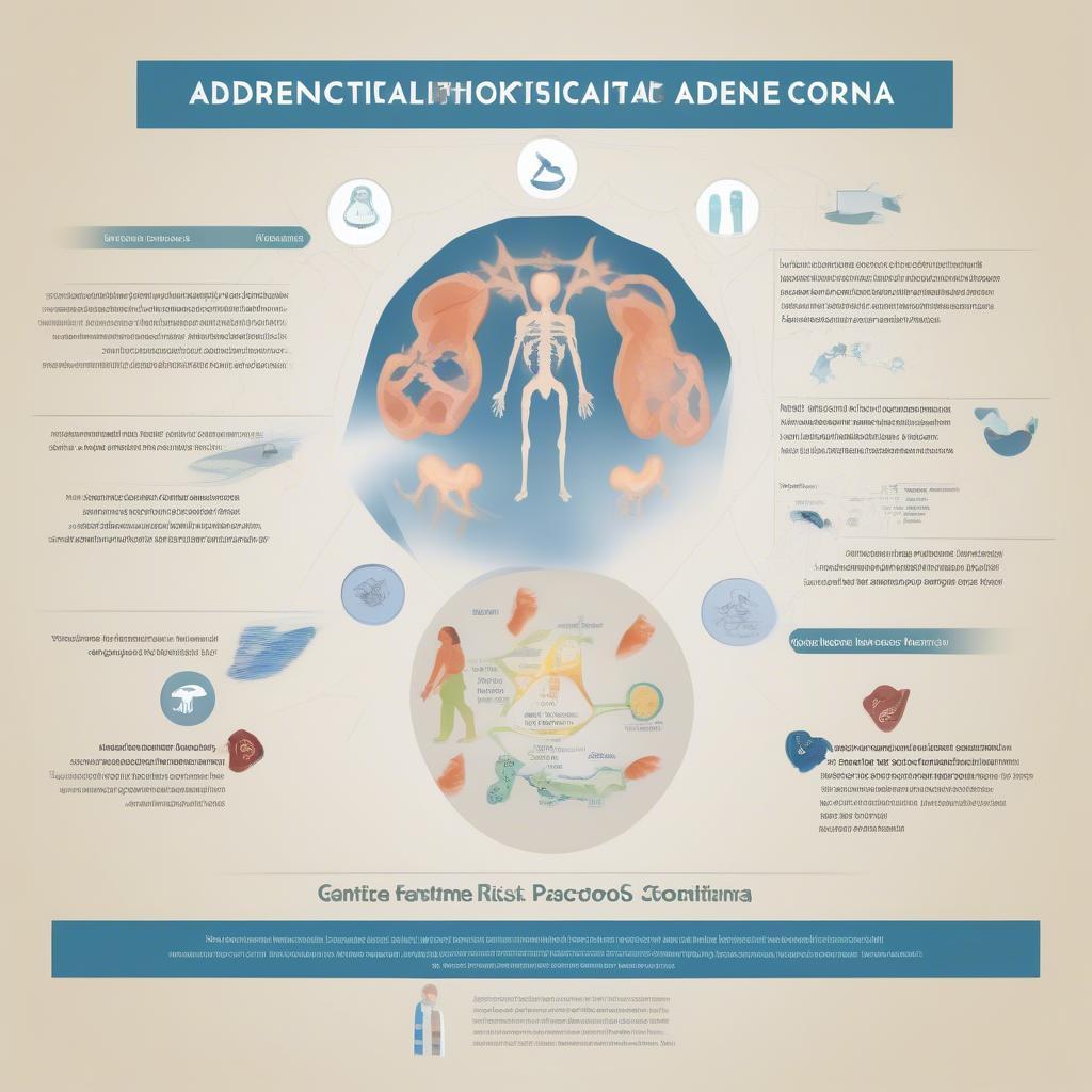 Hình ảnh minh họa các yếu tố nguy cơ của adrenocortical carcinoma