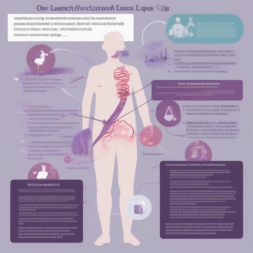 Nguyên nhân gây bệnh lupus: Minh họa hình ảnh về các yếu tố di truyền, môi trường và hormone.