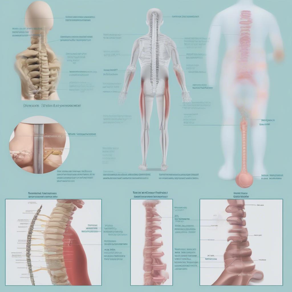 Hình ảnh minh họa các phương pháp điều trị bệnh gai cột sống