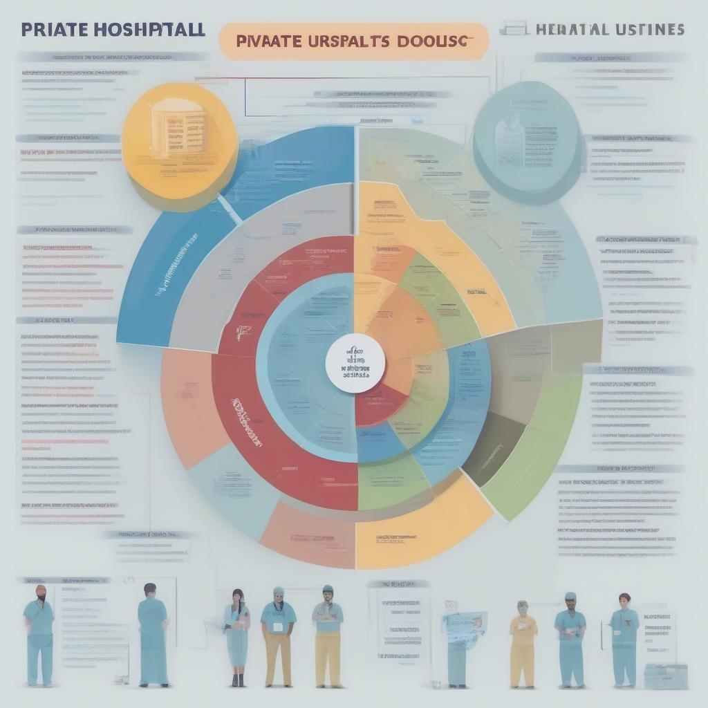 Comparison between private and public hospitals