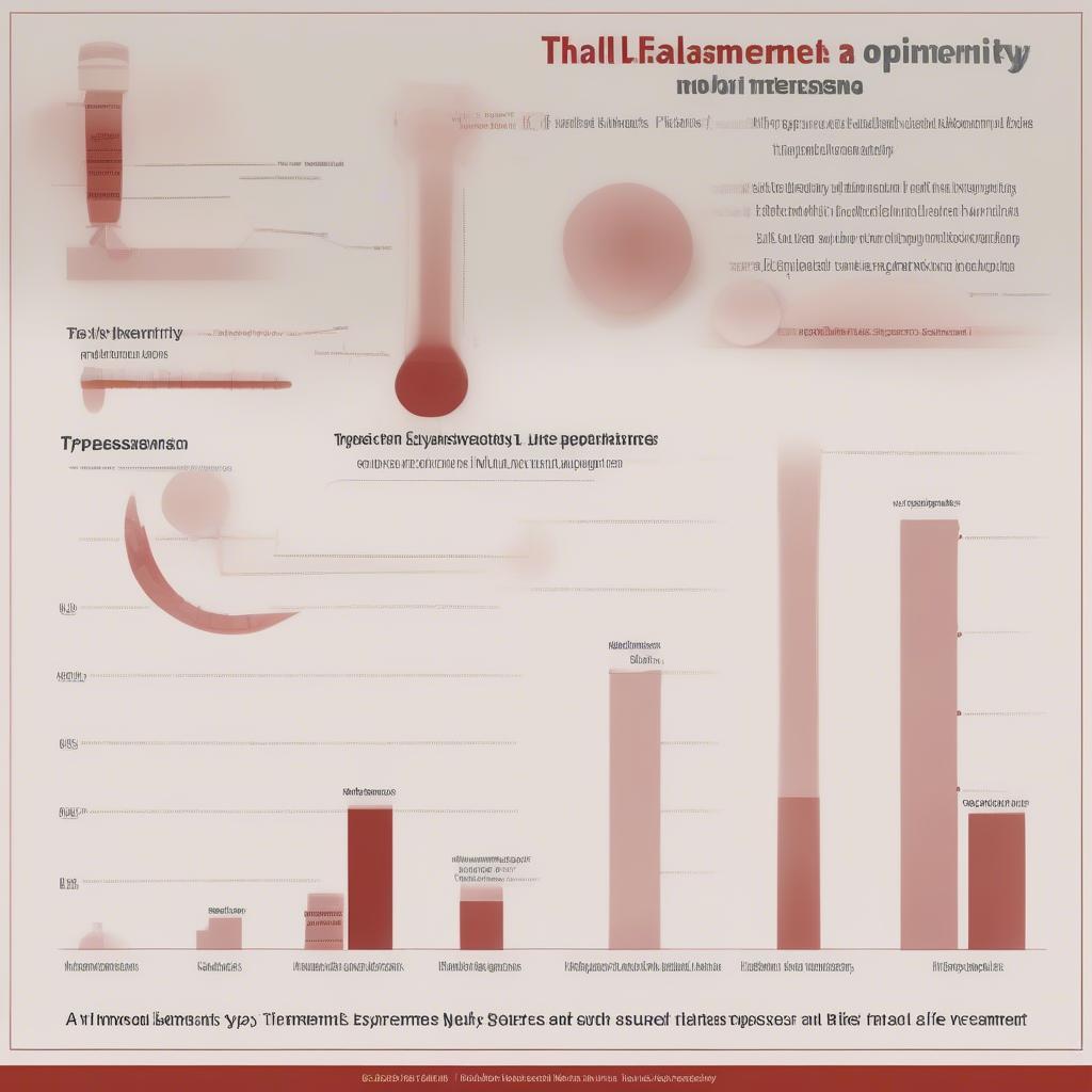 So sánh các dạng thalassemia