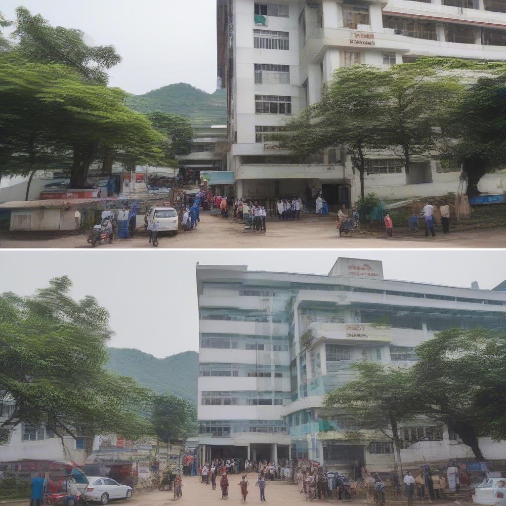 Comparing healthcare services between Hanoi and Kon Tum