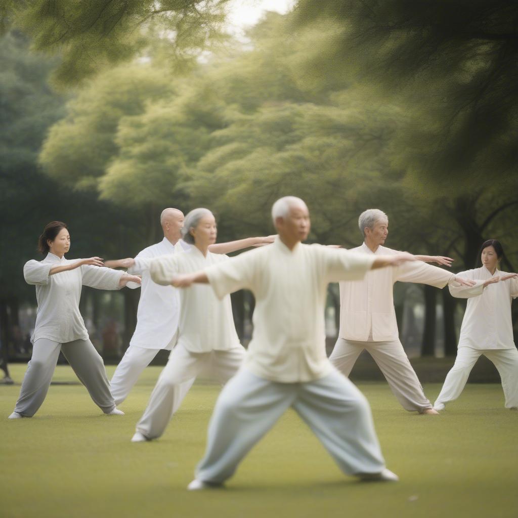 Tập Tai Chi dưỡng sinh