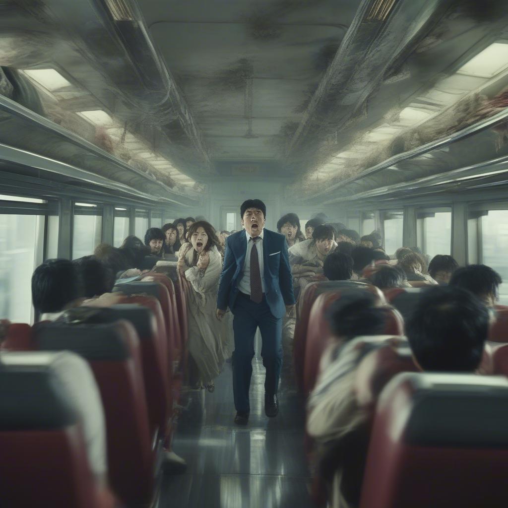 Phim Train to Busan: Cảnh hành động nghẹt thở trên chuyến tàu sinh tử giữa đại dịch zombie