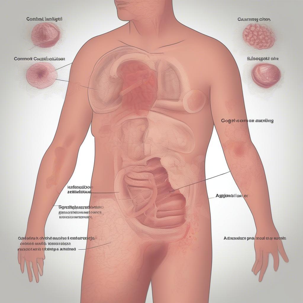 Triệu chứng của bệnh Anguillulosis