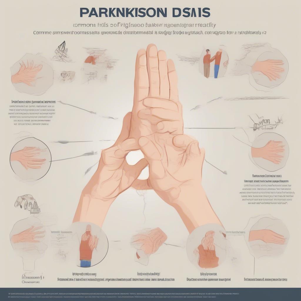 Triệu chứng thường gặp của bệnh Parkinson