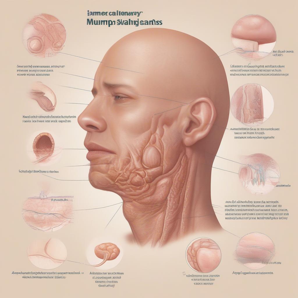 Các triệu chứng của bệnh quai bị