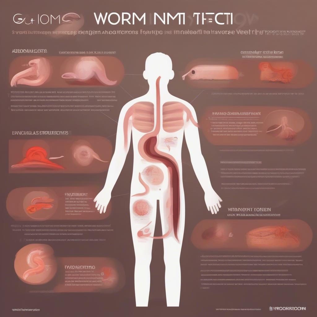 Triệu chứng nhiễm giun sán