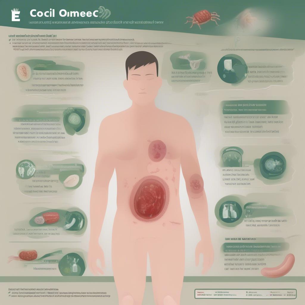 Triệu chứng nhiễm E. coli dung huyết