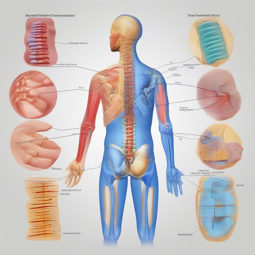 Vùng đau khi bị thoát vị đĩa đệm