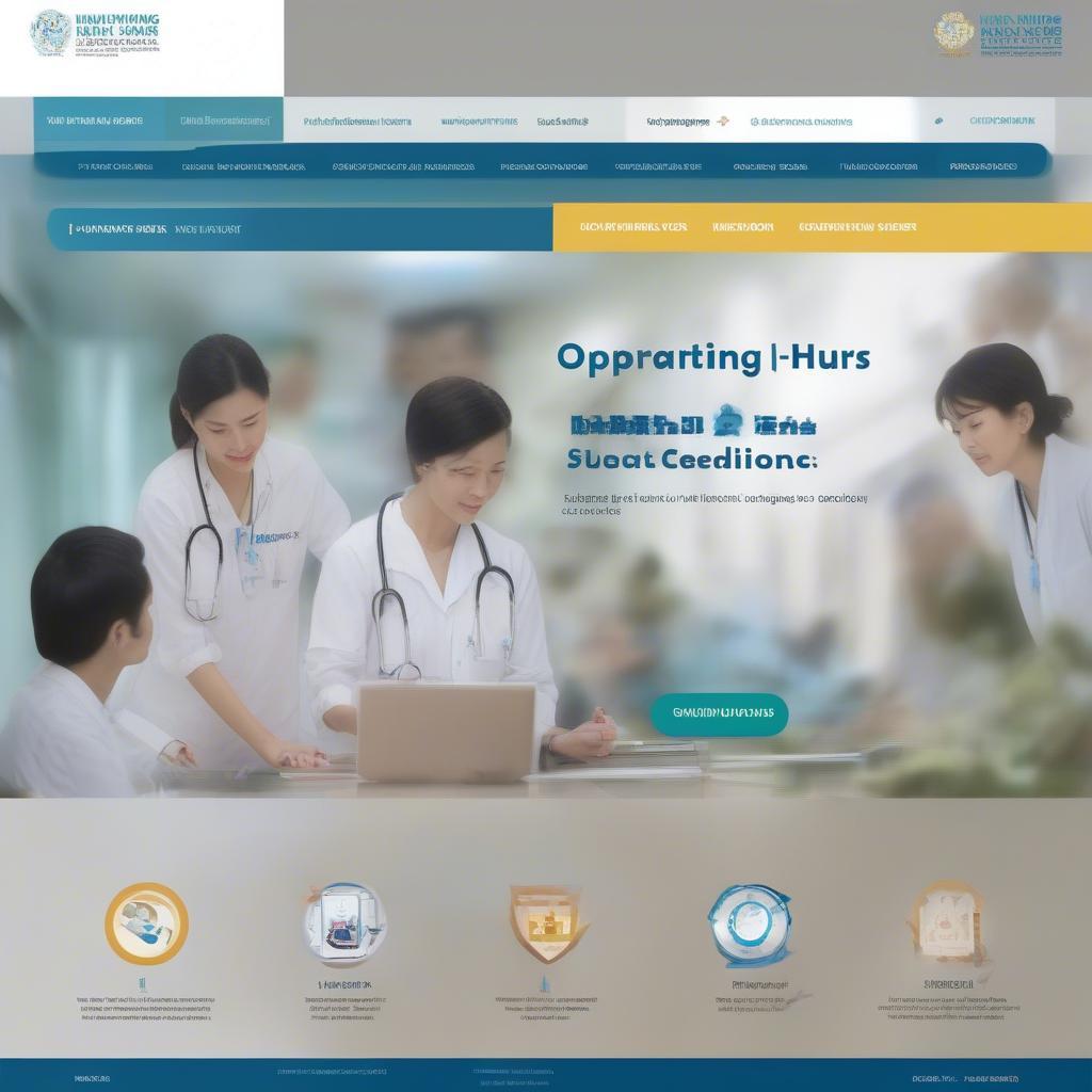 Website Bệnh viện Hùng Vương